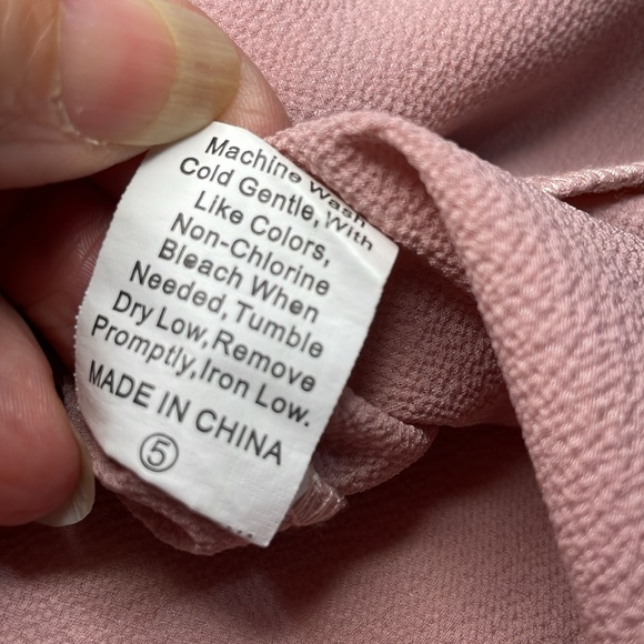 Shein Elegant Pink Women's Top - Picture 7 of 9